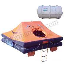 Inflatable yacht life raft 12 person drop type life raft  solas liferaft yacht liferaft